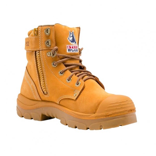 Steel Blue 382152 - Argyle Zip Nitrile Bump Cap PR Midsole Wheat Boots Safety Boots